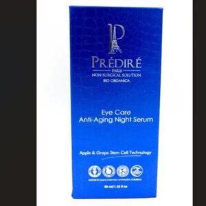 PREDIRE EYE CARE ANTI-AGING NIGHT SERUM-APPLE&GRAPE STEM CELL TECH-1.35 oz/40 ml